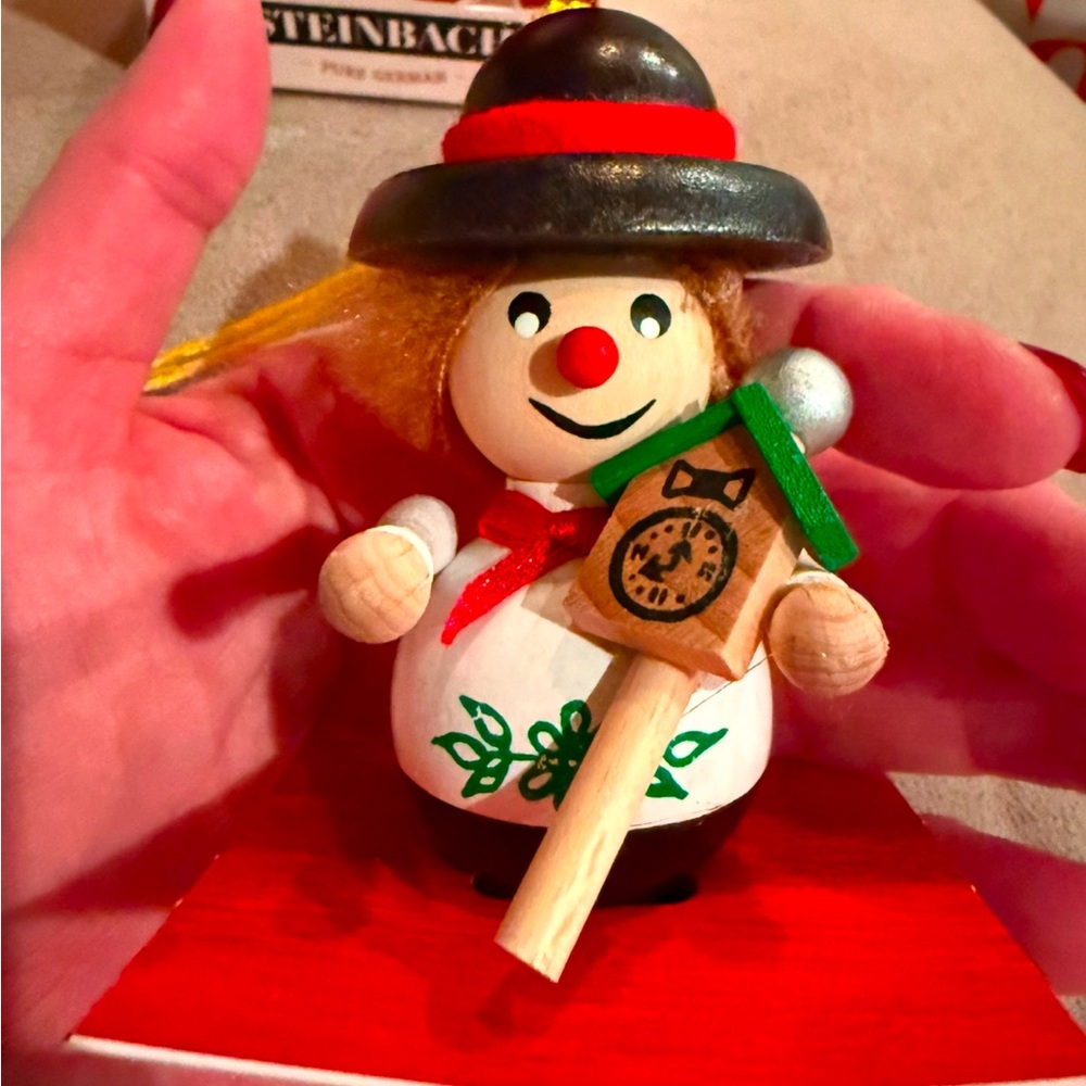 BNWT In Box Steinbach Handmade Wood Ornament. Compare To $30+Used.  RARE!!!